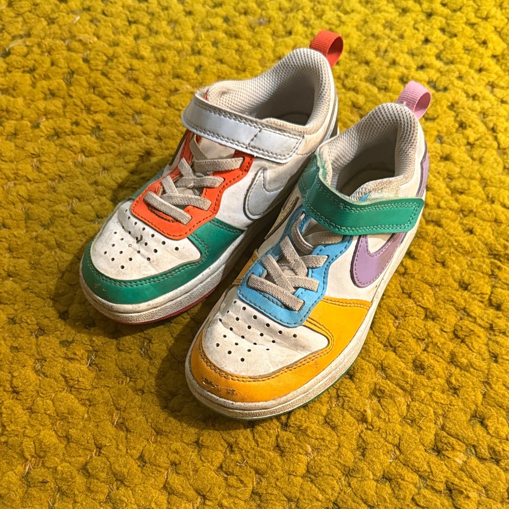 Nike Kids Sneakers - Orange, Green, Yellow, Purple
